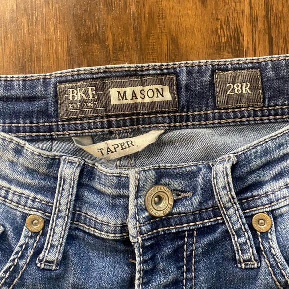 BKE Mason Tapered Blue Jeans - Picture 4 of 5